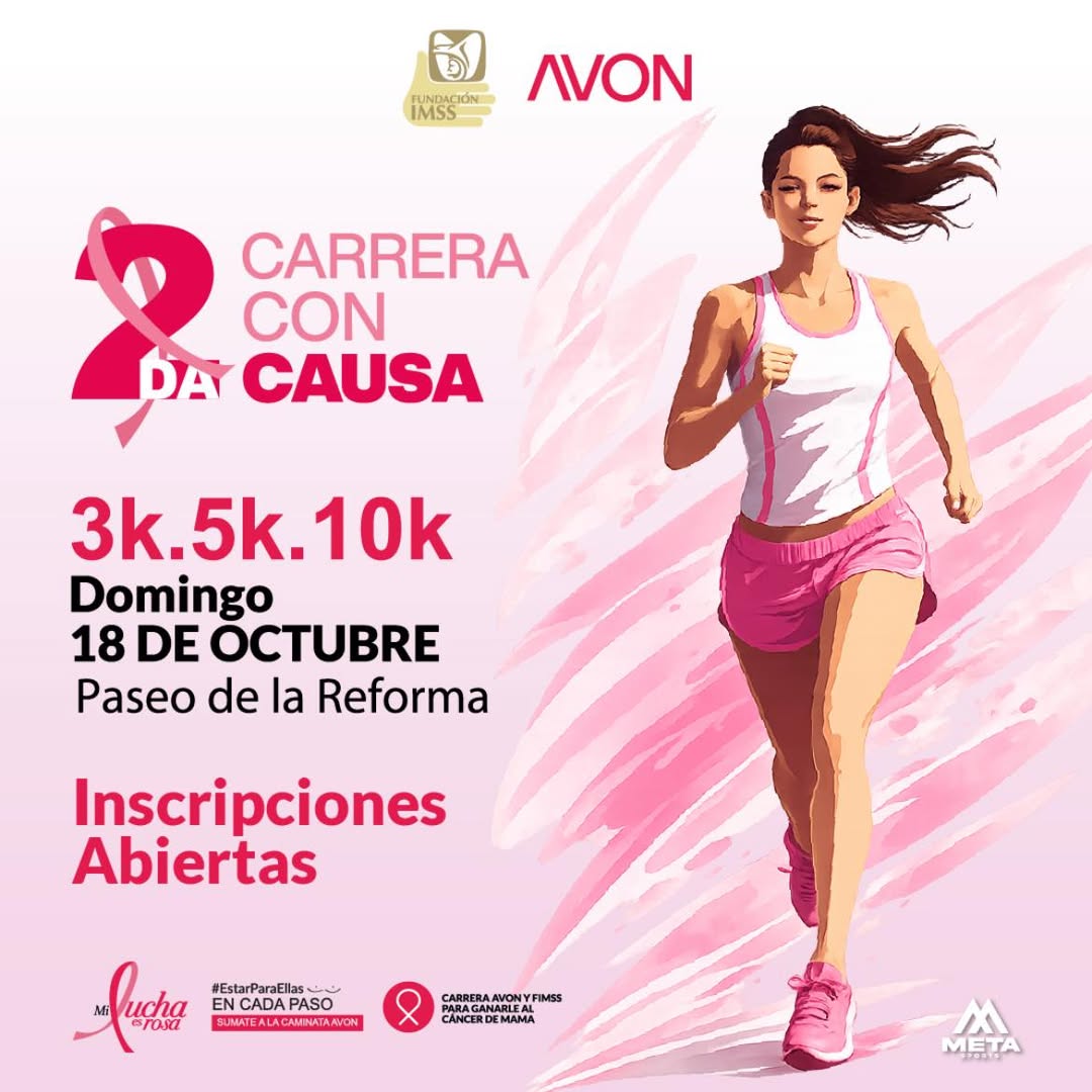 Corredora — 2.ª Carrera con Causa Fundación IMSS + AVON 2026